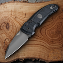 Hogue Auto A01 Microswitch Folding Knife 2.76" 154CM Steel Blade Black G10 Handle