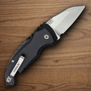 Hogue Auto A01 Microswitch Folding Knife 2" CPM-154 Steel Blade Black Anodized Aluminum Handle