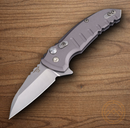 Hogue X1 Microflip Folding Knife 2.63" CPM-154 Steel Blade Gray Matte Aluminum Handle