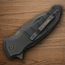 Hogue X1 Microflip Folding Knife 2.75" 154CM Steel Blade Black Matte Aluminum Handle