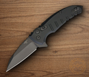 Hogue X1 Microflip Folding Knife 2.75" 154CM Steel Blade Black Matte Aluminum Handle