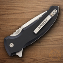 Hogue X1 Micro Folding Knife 2.75" CPM-154 Steel Blade Black Matte Aluminum Handle