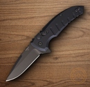 Hogue X1 Microflip Folding Knife 2.75" 154CM Steel Blade Black Aluminum Handle