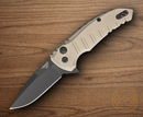 Hogue X1 Micro Folding Knife 2.75" CPM-154 Steel Blade Tan Matte Aluminum Handle