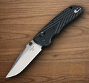 Hogue Deka Folding Knife 3.25" CPM-20CV Steel Blade Black Sculpted G10 Handle