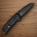 Hogue Deka Folding Knife 3.25" CPM-MagnaCut Steel Blade Black Polymer Handle