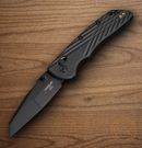 Hogue Deka Folding Knife 3.25" CPM-MagnaCut Steel Blade Black Polymer Handle