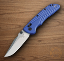 Hogue Deka Folding Knife 3.25" CPM-MagnaCut Steel Blade Blue Polymer Handle