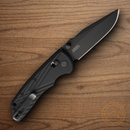 Hogue Deka Folding Knife 3.25" CPM-MagnaCut Steel Blade Black Polymer Handle