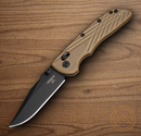 Hogue Deka Folding Knife 3.25" CPM-MagnaCut Steel Blade Flat Dark Earth Polymer Handle