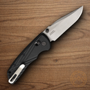 Hogue Deka Folding Knife 3.25" CPM-MagnaCut Steel Blade Black Polymer Handle