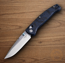 Hogue Mysto Folding Knife 3.38" CPM-MagnaCut Steel Blade Blue Canyon Richlite Handle