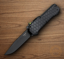 Hogue Auto Compound Folding Knife 3.5" CPM S30V Steel Blade Black G10  Handle