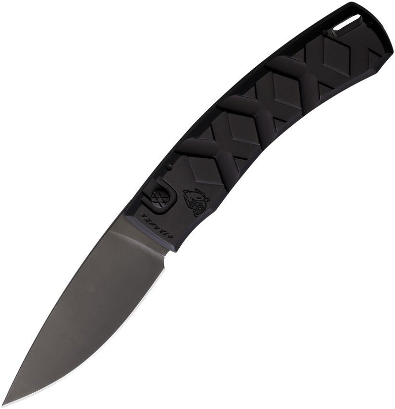 Piranha Knives X Tactical Folding Automatic Knife 3.25" Black Oxide Coated 154CM Steel Blade Aluminum Handle 14BKT -Piranha Knives - Survivor Hand Precision Knives & Outdoor Gear Store