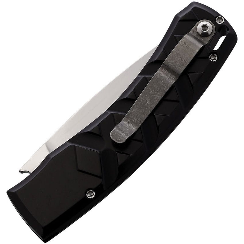 Piranha Knives X Folding Automatic Knife 3.25" 154CM Steel Blade Black Aluminum Handle 14BK -Piranha Knives - Survivor Hand Precision Knives & Outdoor Gear Store