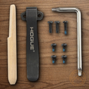HOGUE Deep Carry Clip/Torx Screw Kit Black Fits Compatible EX Knives MADE IN USA