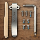 HOGUE Deep Carry Clip/Torx Screw Kit Tumbled Fits Compatible EX Knives USA MADE