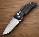 Hogue Auto Ex-A01 Folding Knife 4" 154CM Steel Blade Black Anodized Aluminum Handle