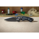 Hogue Auto Ex-A05 Folding Knife 3.5" 154CM Steel Blade Black Anodized Aluminum/G-Mascus Handle