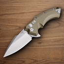 Hogue X5 Folding Knife 4" CPM-154 Steel Blade Tan Aluminum Handle