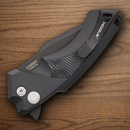 Hogue X5 Folding Knife 3.75" CPM-154 Steel Blade Black Aluminum/G10/GMascus Handle