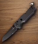 Hogue Trauma First Response Folding Knife 3.38" N680 Steel Blade Black G10 Handle