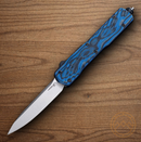 Hogue Auto Counterstrike Folding Knife 3.38" CPM-20CV Steel Blade Blue G10/GMascus/Aluminum Handle