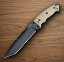 Hogue EX F01 Fixed Knife 7" A2 Tool Steel Blade Flat Dark Earth G10 Handle