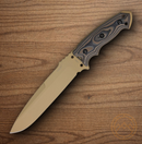 Hogue EX F01 Fixed Knife 6.5" A2 Tool Steel Blade Dark Earth G-Mascus Handle