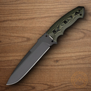 Hogue Tactical Fixed Knife 7" A2 Tool Steel Blade Green G10/G Mascus Handle