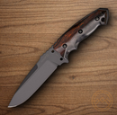 Hogue Tactical Fixed Knife 5.5" A2 Tool Steel Blade Brown Cocobolo Wood Handle