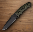 Hogue Tactical Fixed Knife 5.5" A2 Tool Steel Blade Green G10/G Mascus Handle