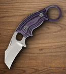 Hogue EX-F02 Fixed Knife 2.25" 154CM Steel Blade Purple G10 Handle