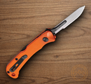 Hogue Expel Scalpel Folding Knife 2.5" High Carbon Steel Blade Orange G10 Handle