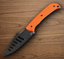 Hogue Extrak Fixed Knife 3.25" CPM MagnaCut Steel Blade Orange G10 Handle