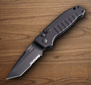Hogue Auto Ballista I Folding Knife 3.5" 154CM Steel Blade Black Anodized Aluminum Handle