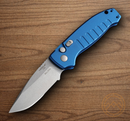 Hogue Auto Ballista Folding Knife 3.5" 154CM Steel Blade Blue Anodized Aluminum Handle