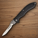 Havalon Forge  Folding Knife 2.25" Stainless Steel Blade Black Thermoplastic Handle