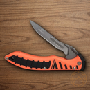 Havalon Forge Folding Knife 3.25" Stainless Steel Blade Orange/Black Thermoplastic Handle