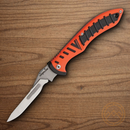 Havalon Forge Folding Knife 3.25" Stainless Steel Blade Orange/Black Thermoplastic Handle