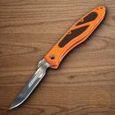 Havalon Piranta-Edge Quik-ChangeFolding Knife 2 3/4" Stainless Steel Blade Orange ABS Handle