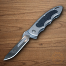 Havalon Piranta-Original Quik-Change Folding Knife 2 3/4" Stainless Steel Blade Bead Blast Stainless Handle
