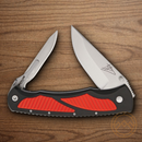 Havalon Titan Pocket Knife 2.75" AUS8  Steel Blades Black/Red Military Grade Polymer Handle