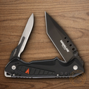 Havalon EXP Pocket Knife AUS-8 Steel Blade Black Rubber Handle