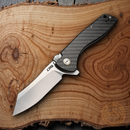 CJRB Kicker Recoil Folding Knife 3.5" AR-RPM9 Steel Blade Carbon Fiber Handle