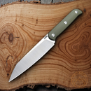 CJRB Silax Fixed Knife 5.13" AR-RPM9 Steel Wharncliffe Blade OD Green G10 Handle