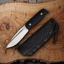 CJRB Hyperlite Fixed Knife 4.13" AR-RPM9 Stainless Steel Blade Black G10 Handle