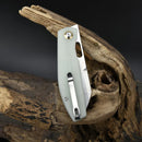 CJRB Ekko Folding Knife 3.25" AR-RPM9 Steel Sheepsfoot Blade Jade G10 Handle