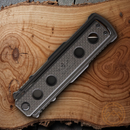 Jesse James Nomad Swing Folding Knife 4" AEB-L Steel Blade Carbon Fiber Handle