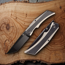 Kansept Knives Naska Frame Folding Knife 3.75" CPM S35VN Steel Blade Titanium Handle